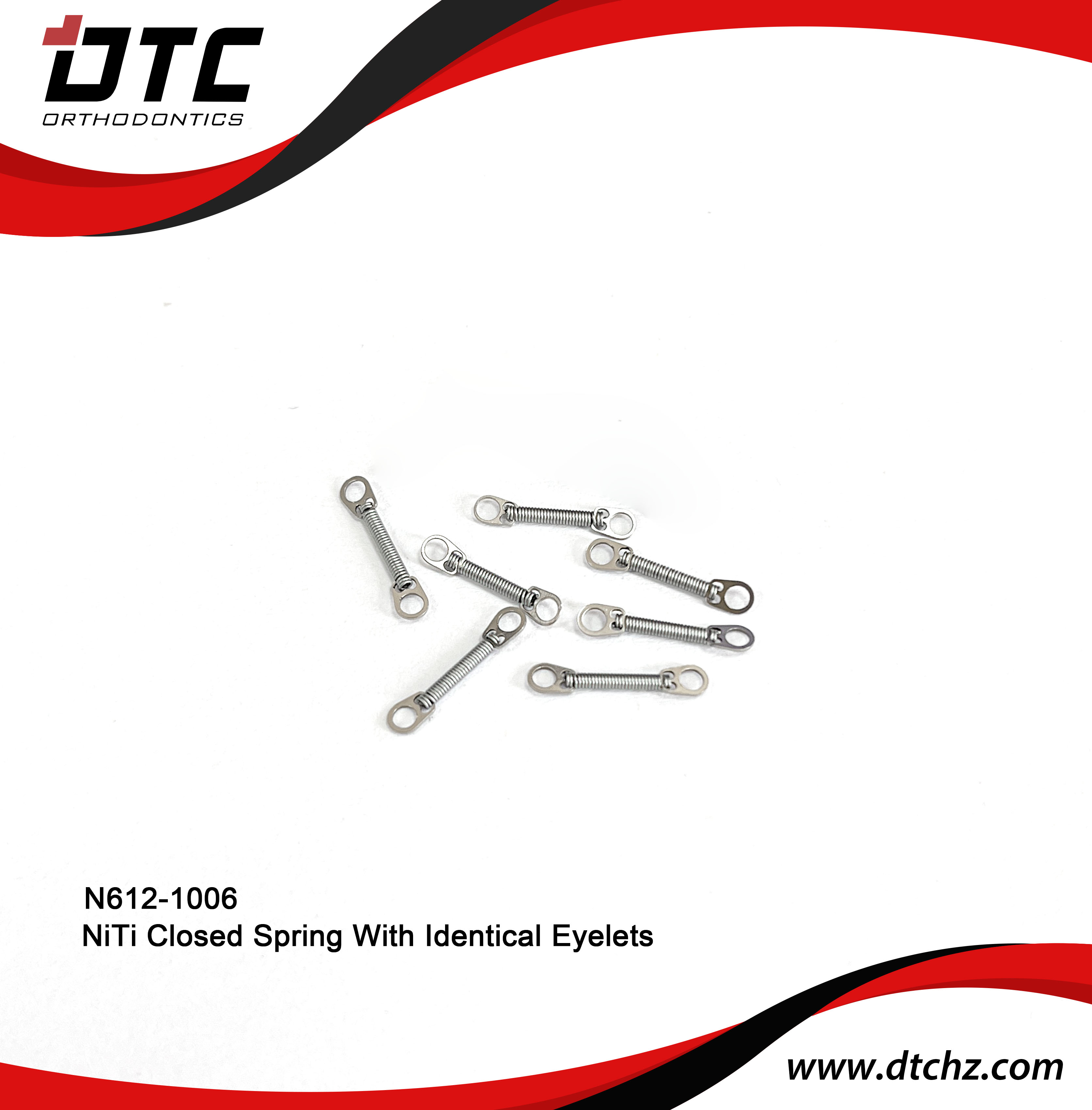 Niti Closed Spring With Identical Eyelets