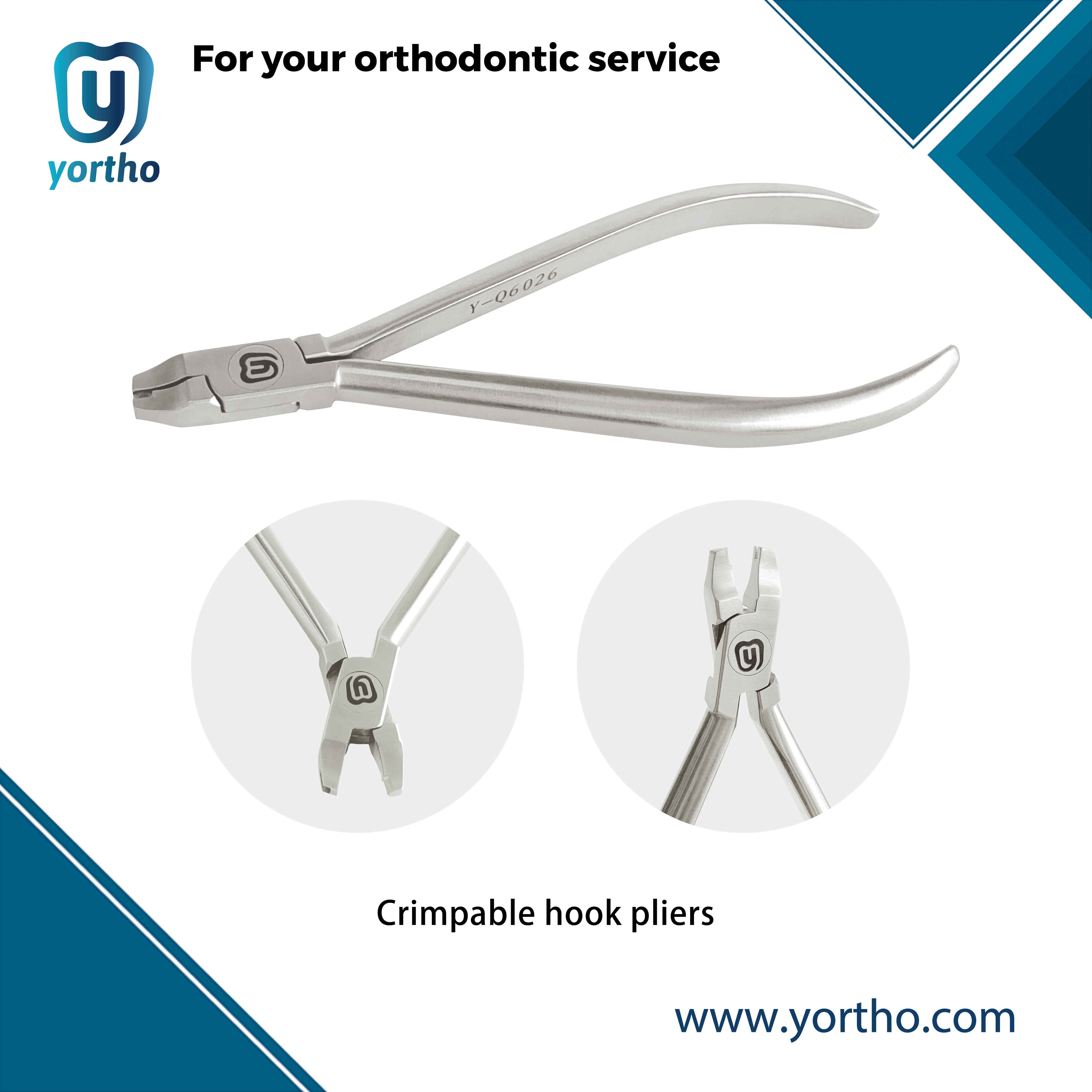Crimpable hook pliers Y-Q6026