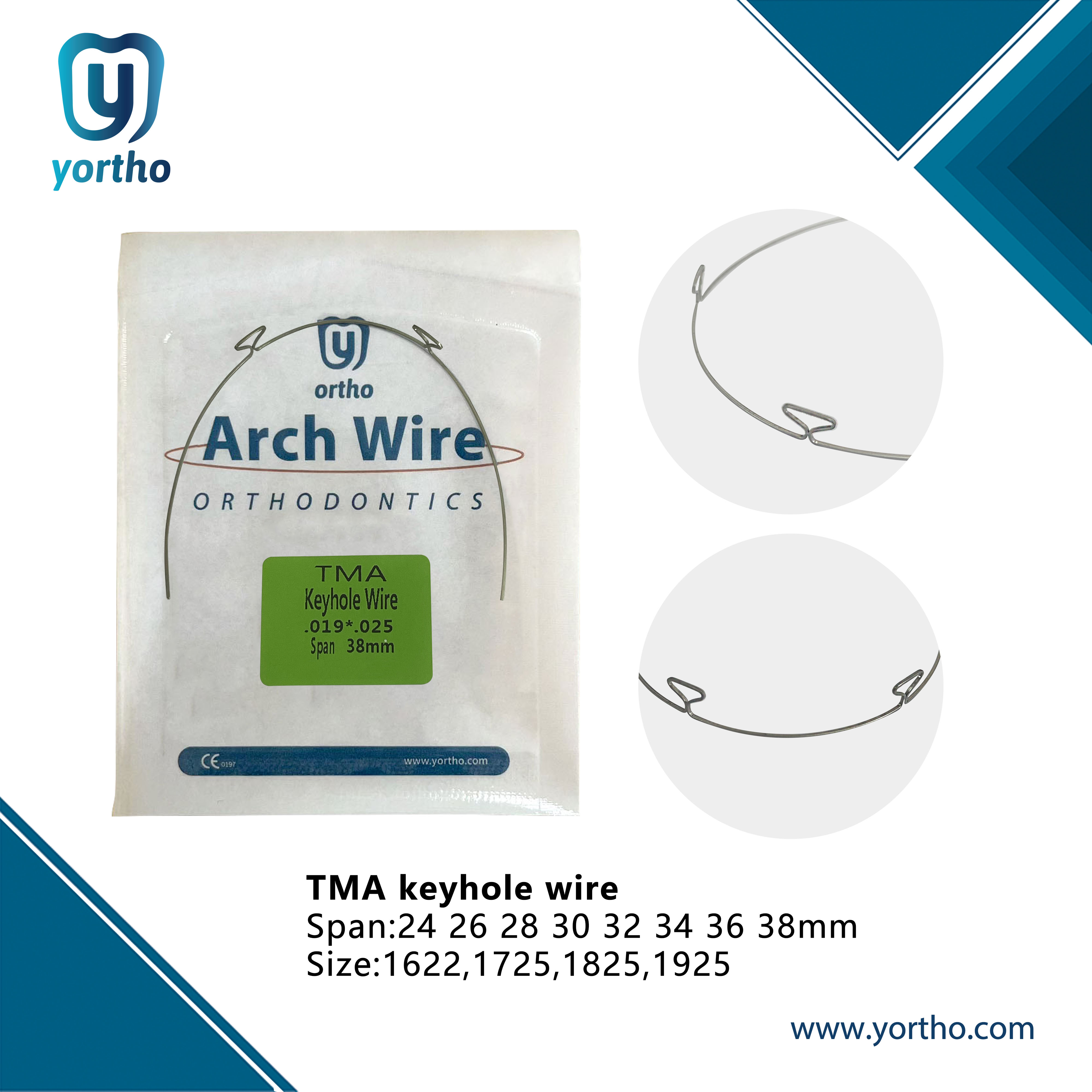 TMA Round Arch Wires