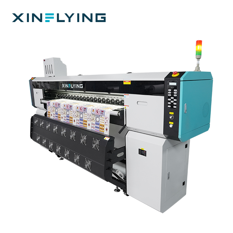 XinFlying XF-O2000-4I32A1 roll-to-roll dye sublimation printer for textile production