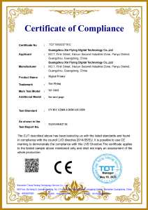 CE LVD Certificate of Compliance