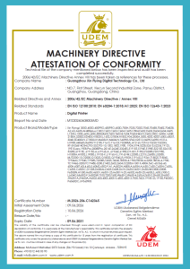 CE MD Certificate of Conformity