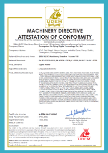CE MD Certificate of Conformity
