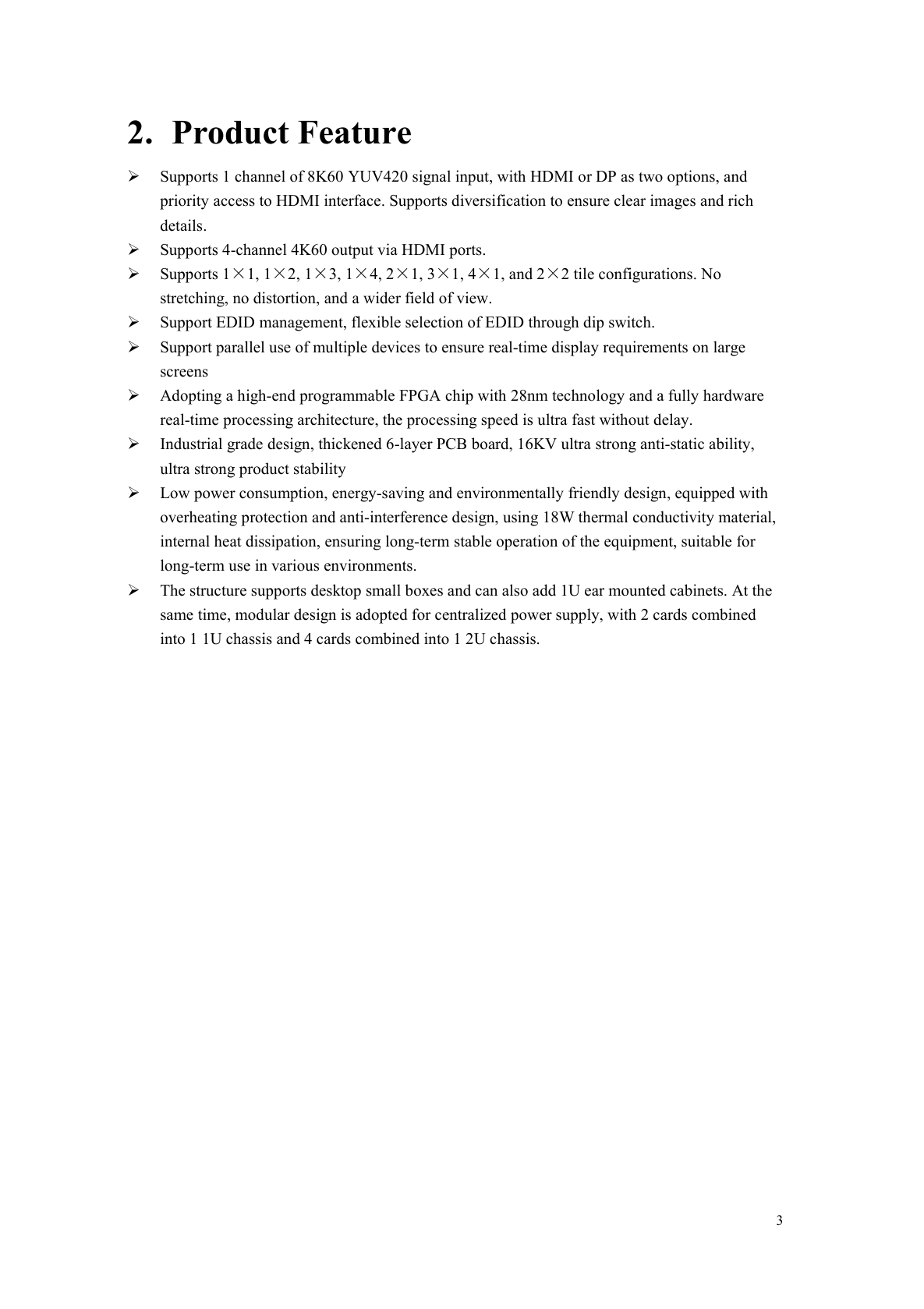 BIT-MSE-8K60Y-104Pro-User Manual-Product Feature