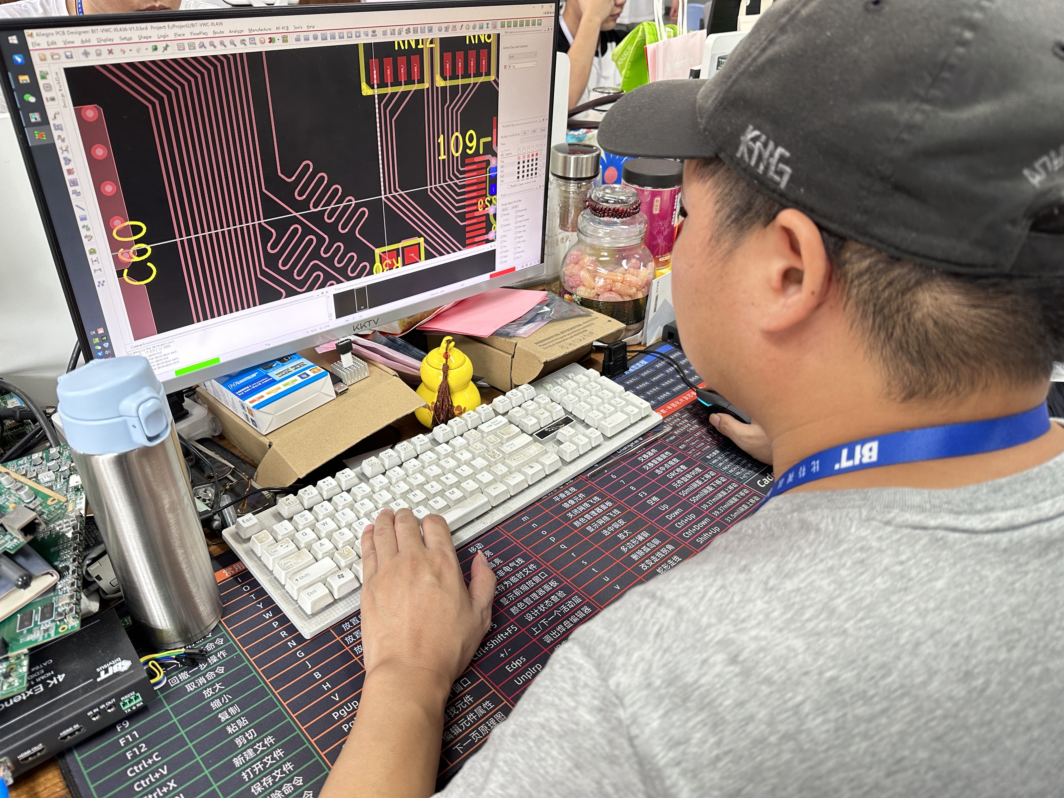 Bitvisus testing laboratory where video wall controllers undergo 7x24 hour full-channel power aging tests