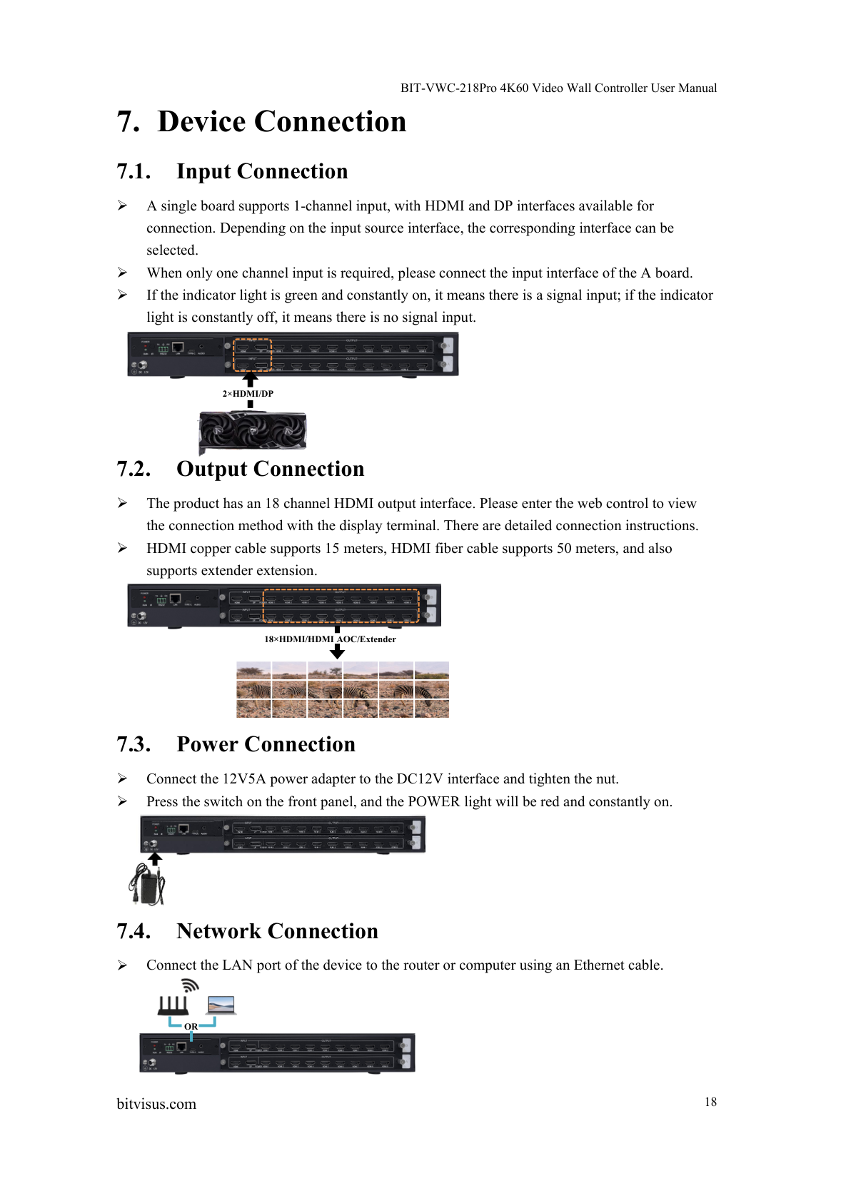BIT-VWC-218Pro-User Manual-Network Connection