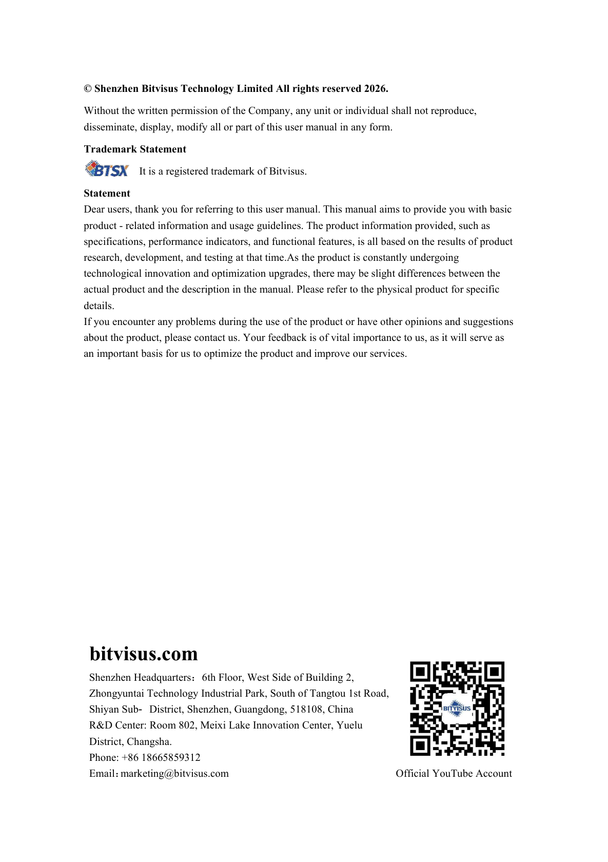 BIT-VWC-8K60-404Max-User Manual-Copyright