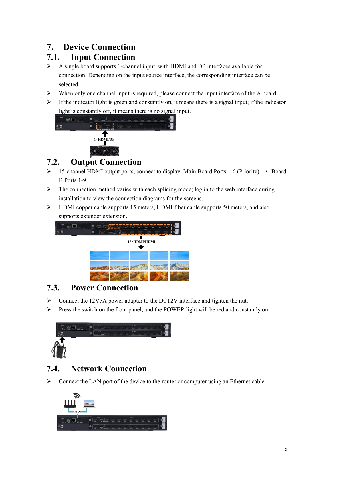 BIT-VWC-8K60Y-115Pro-User Manual-Network Connection