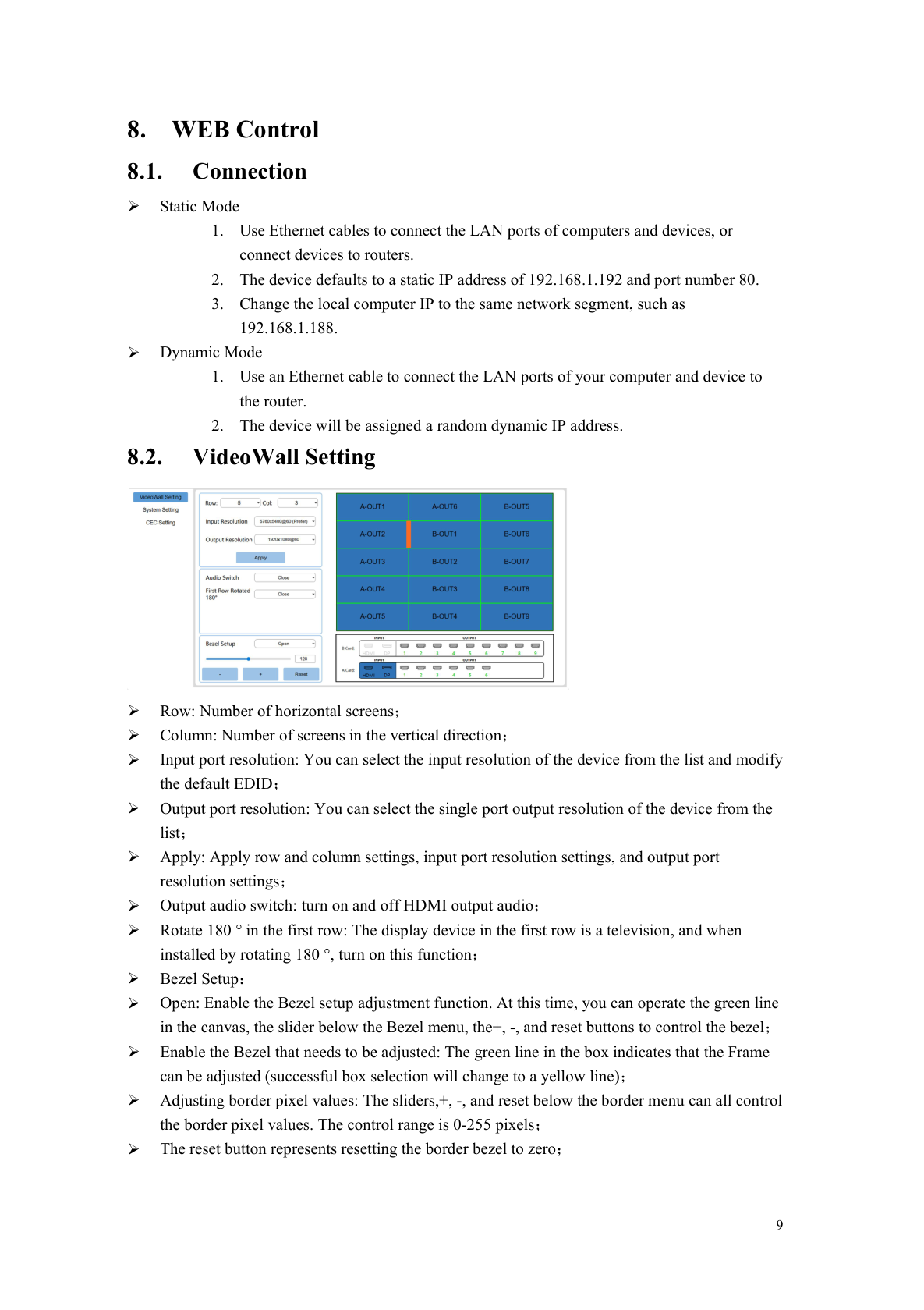 BIT-VWC-8K60Y-115Pro-User Manual-VideoWall Setting