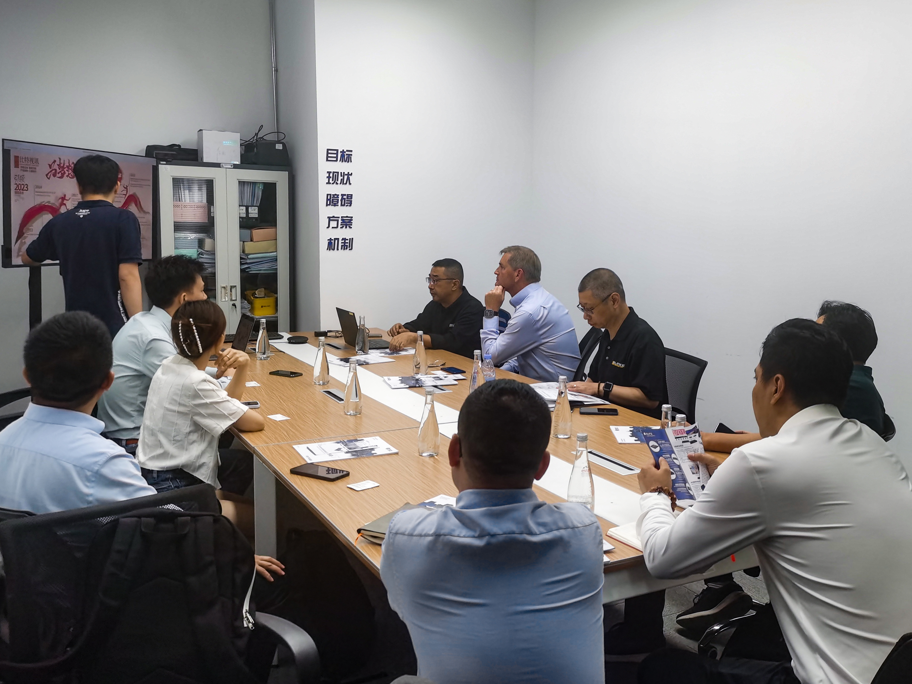 Bitvisus video wall controller configuration discussion with visiting integrators