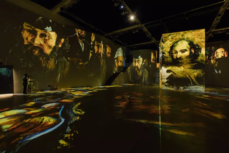 Cezanne immersive art exhibition in Shenzhen driven by Bitvisus BIT-VWC-409R video wall controllers