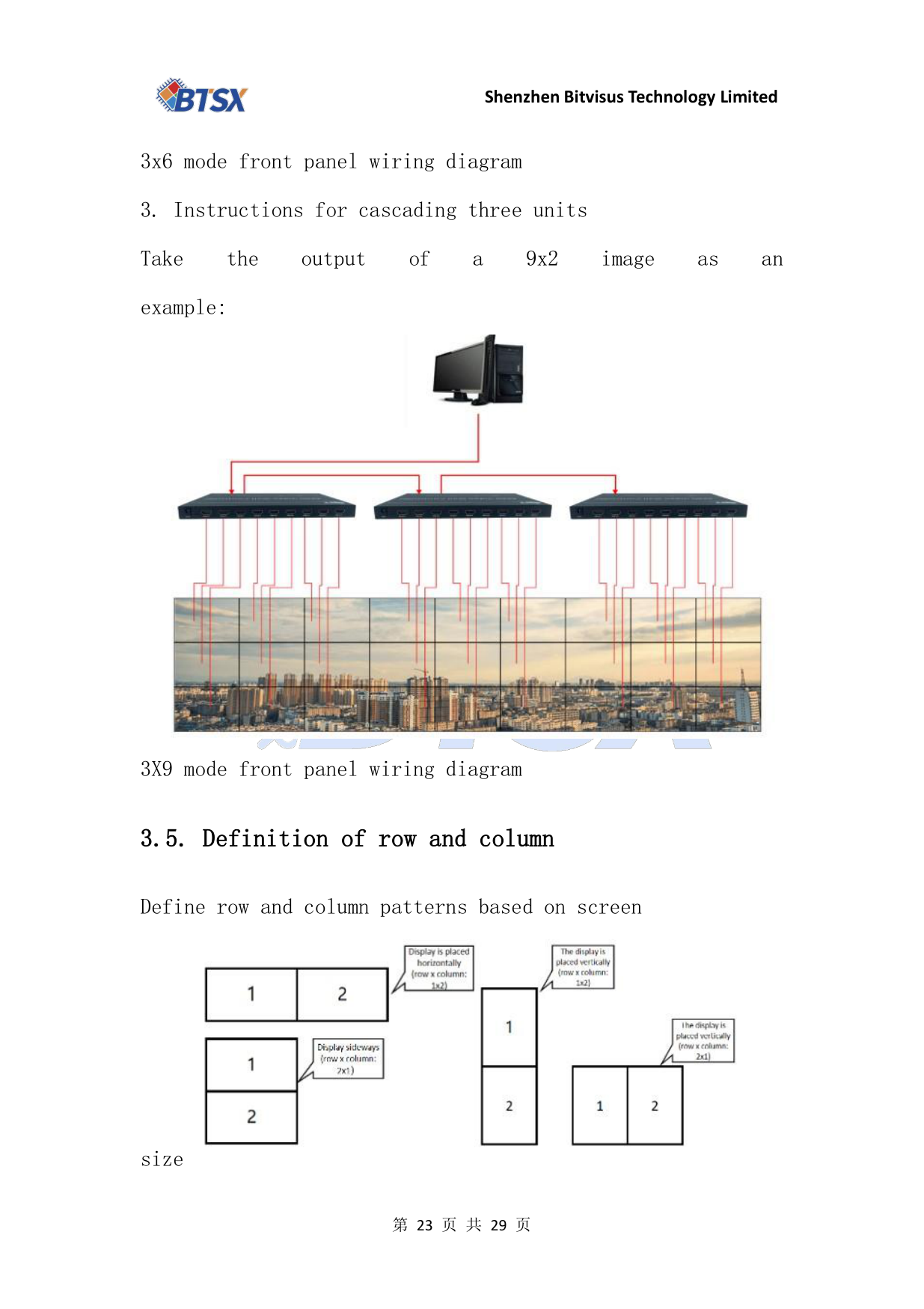 BIT-VWC-409R-User Manual-Product Connection Instructions Cascading Two Units