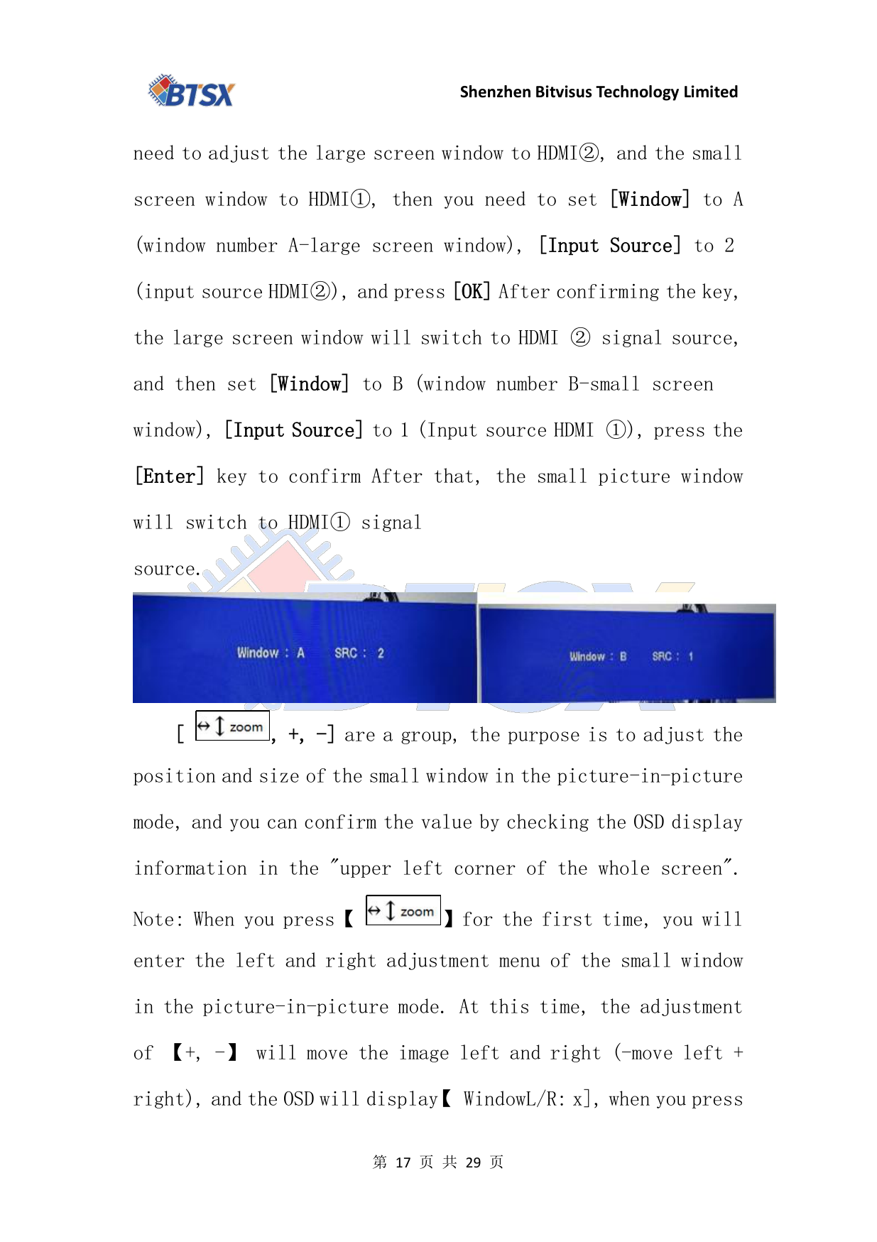 BIT-VWC-409R-User Manual-Remote Control Operation Instructions