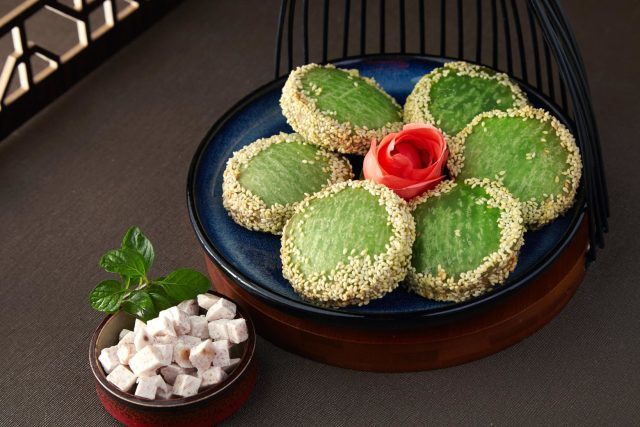 Green Tea Buddha Cake