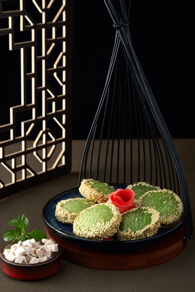 Green Tea Buddha Cake