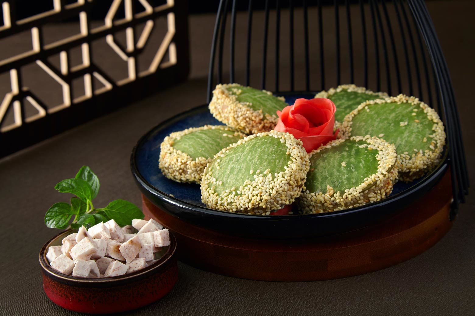 Green Tea Buddha Cake