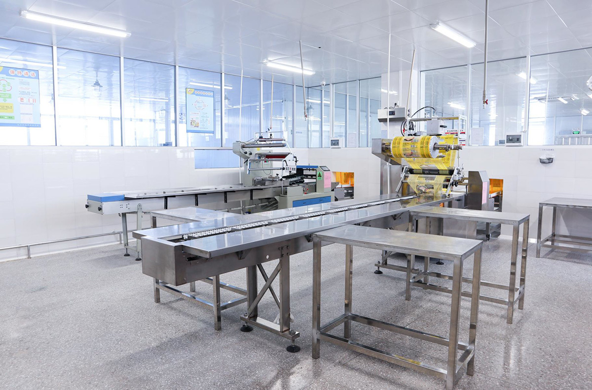 Frozen dim sum packaging production line