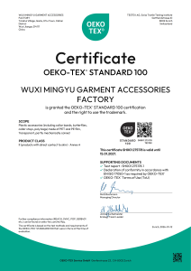 OEKO-TEX STANDARD 100