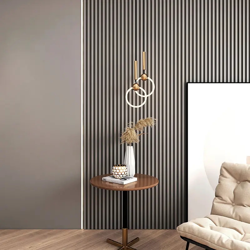 Interior WPC wall panel installation for wall cladding