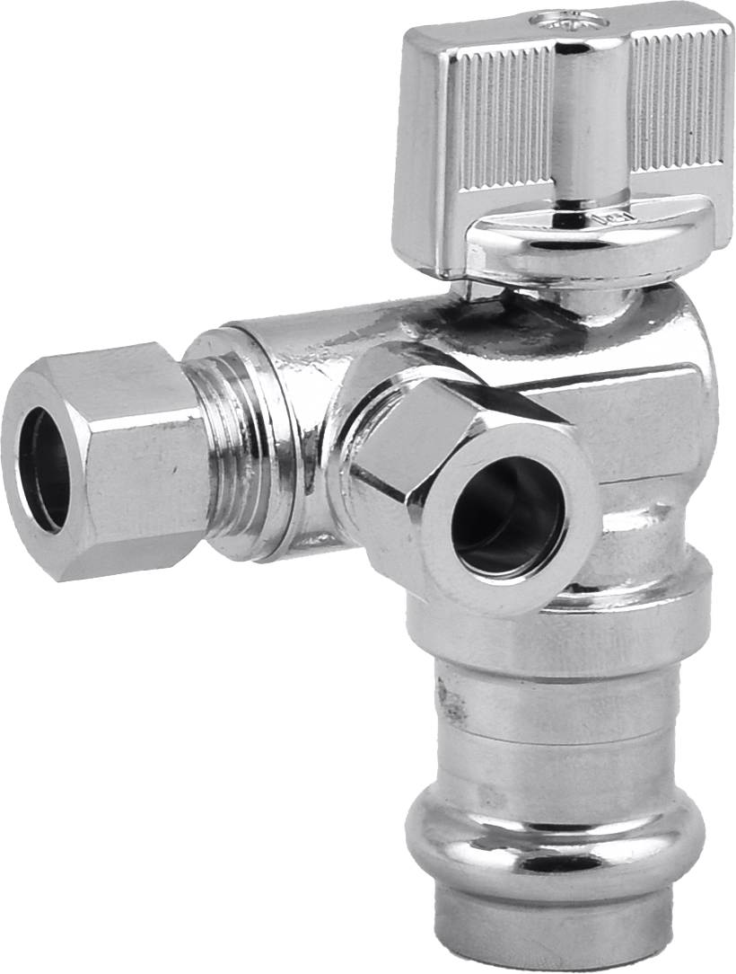 Dual outlets Angle Supply stop Valve