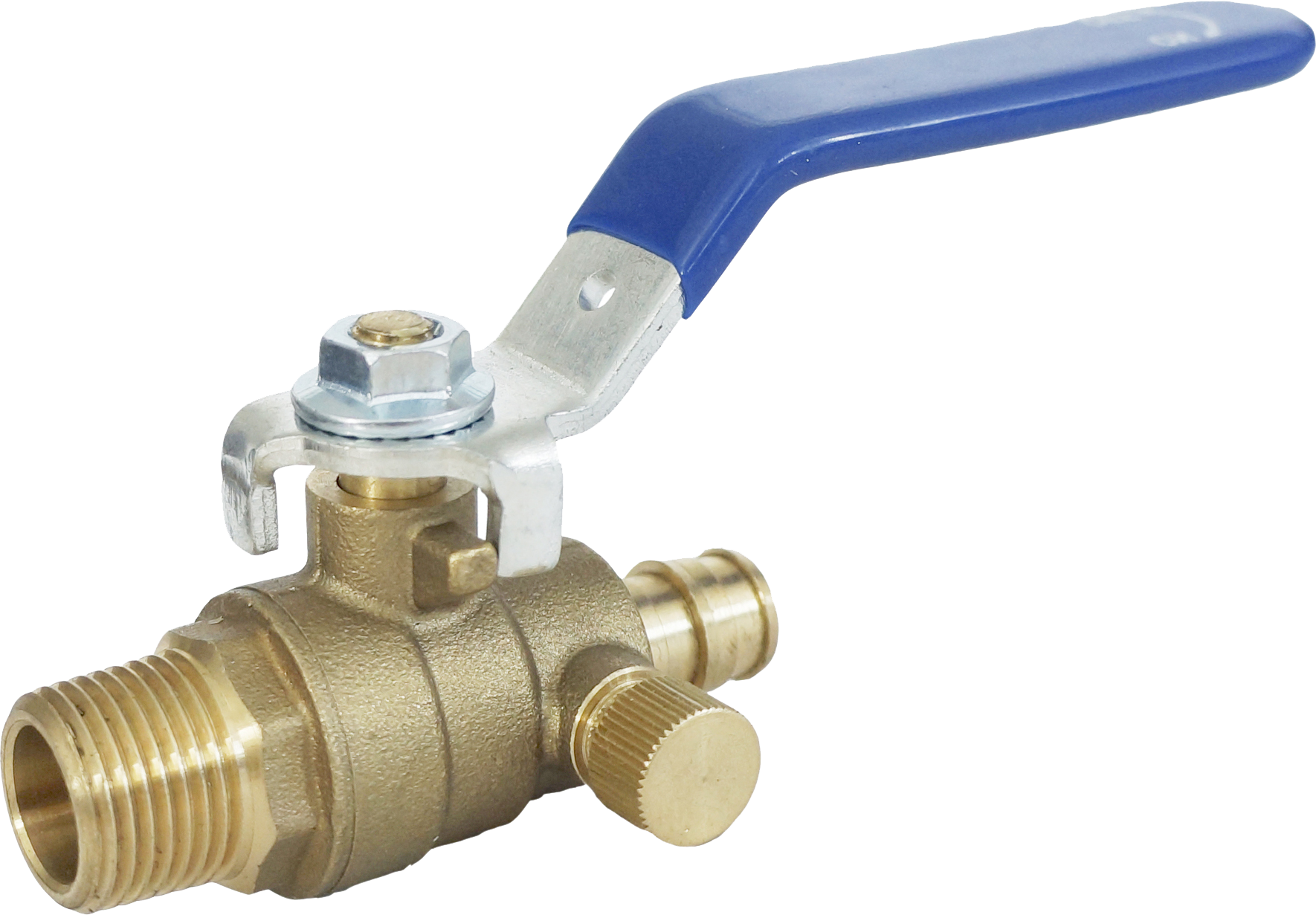 PEX-A BALL VALE WITH DRAIN