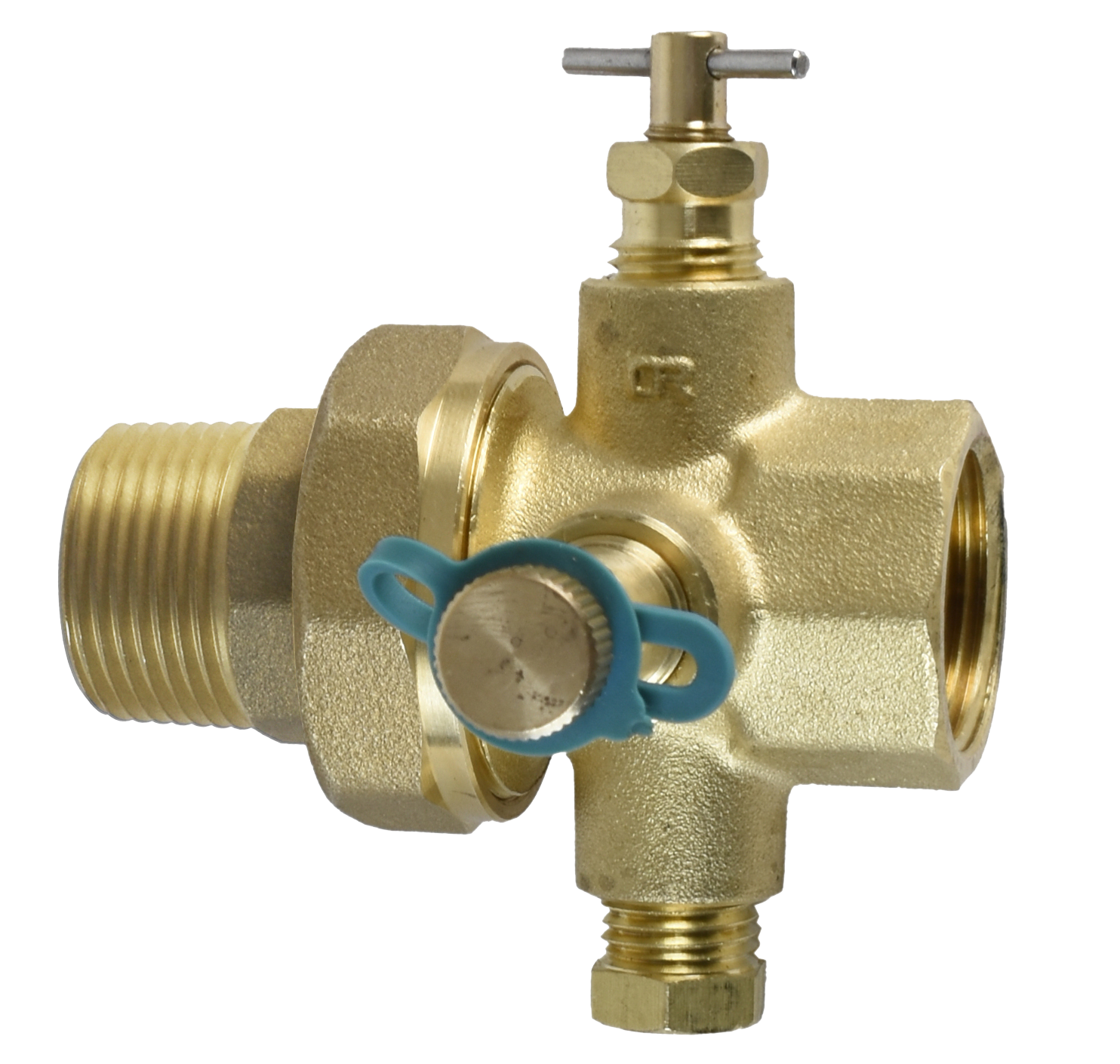 Manual balancing valve in a radiator heating system