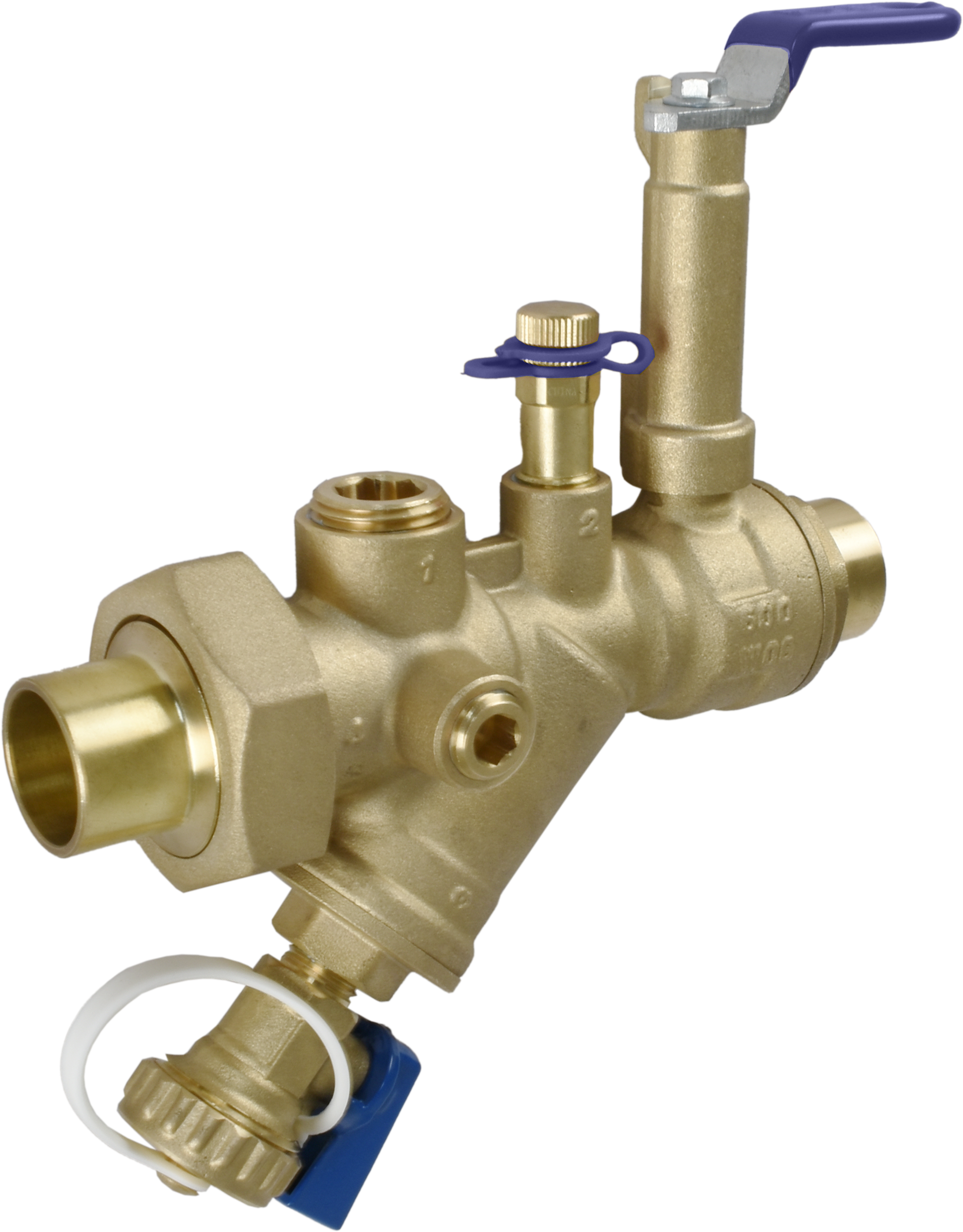 Flow-scale adjustment on a manual balancing valve
