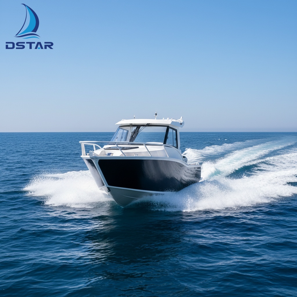 6.25m aluminum fishing boat on water