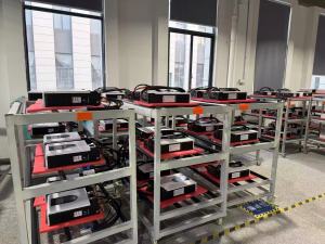 The inverter assembly is complete and awaits aging tests.