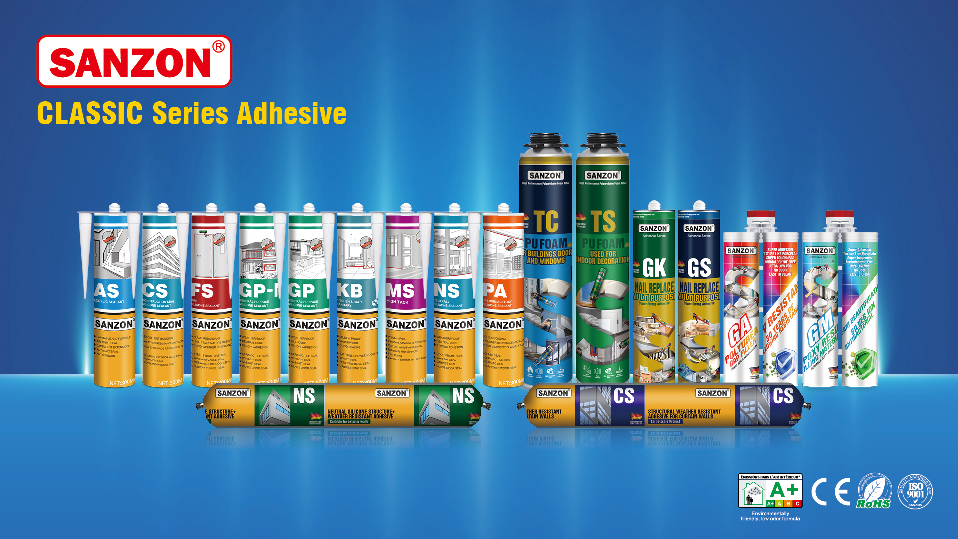 SANZON CLASSIC Series Adhesive