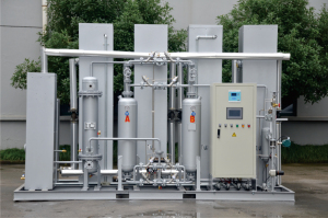 Carbon loaded purification nitrogen generator