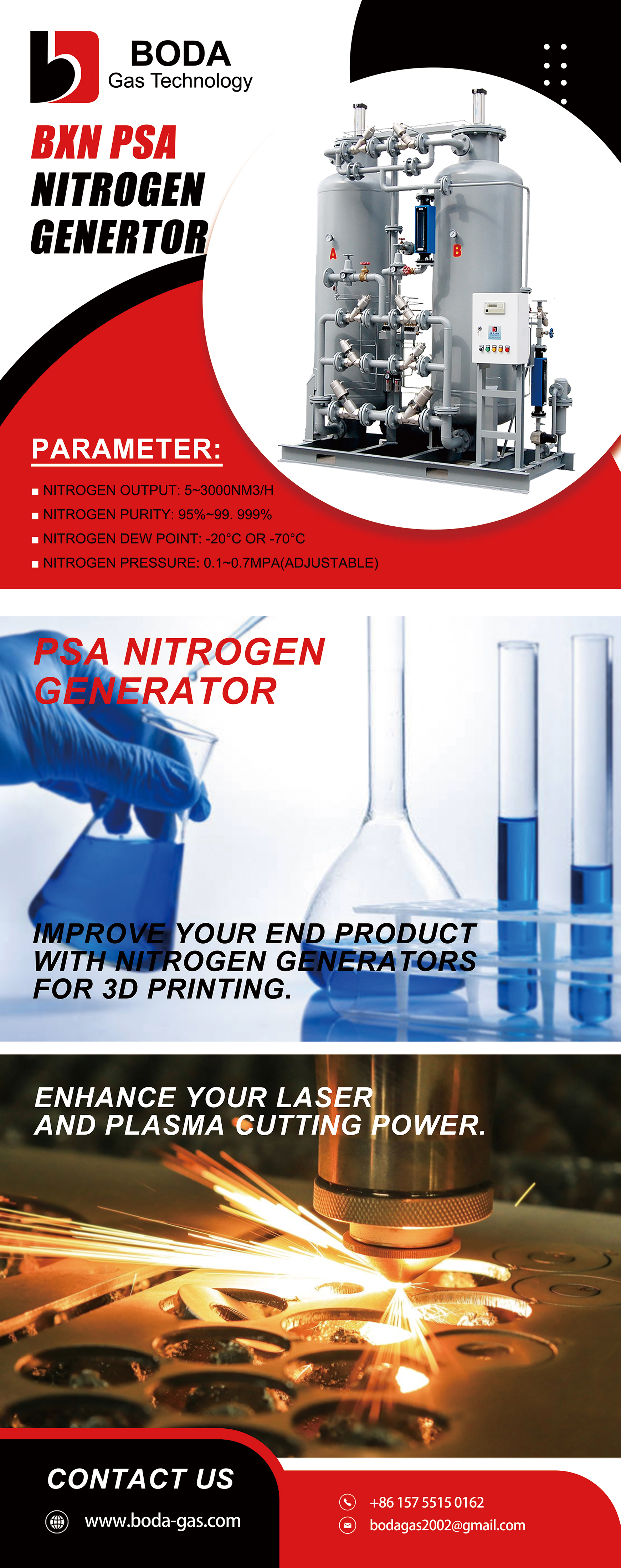 PSA nitrogen generators are applied across chemical, food, pharmaceutical and oil and gas industries