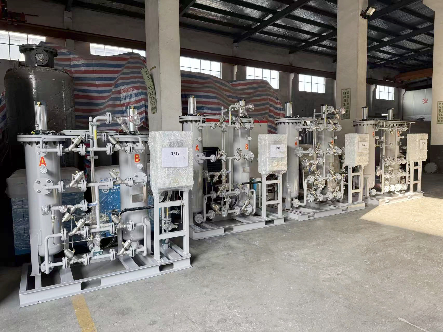 OEM and ODM production capability for PSA nitrogen generators and gas equipment