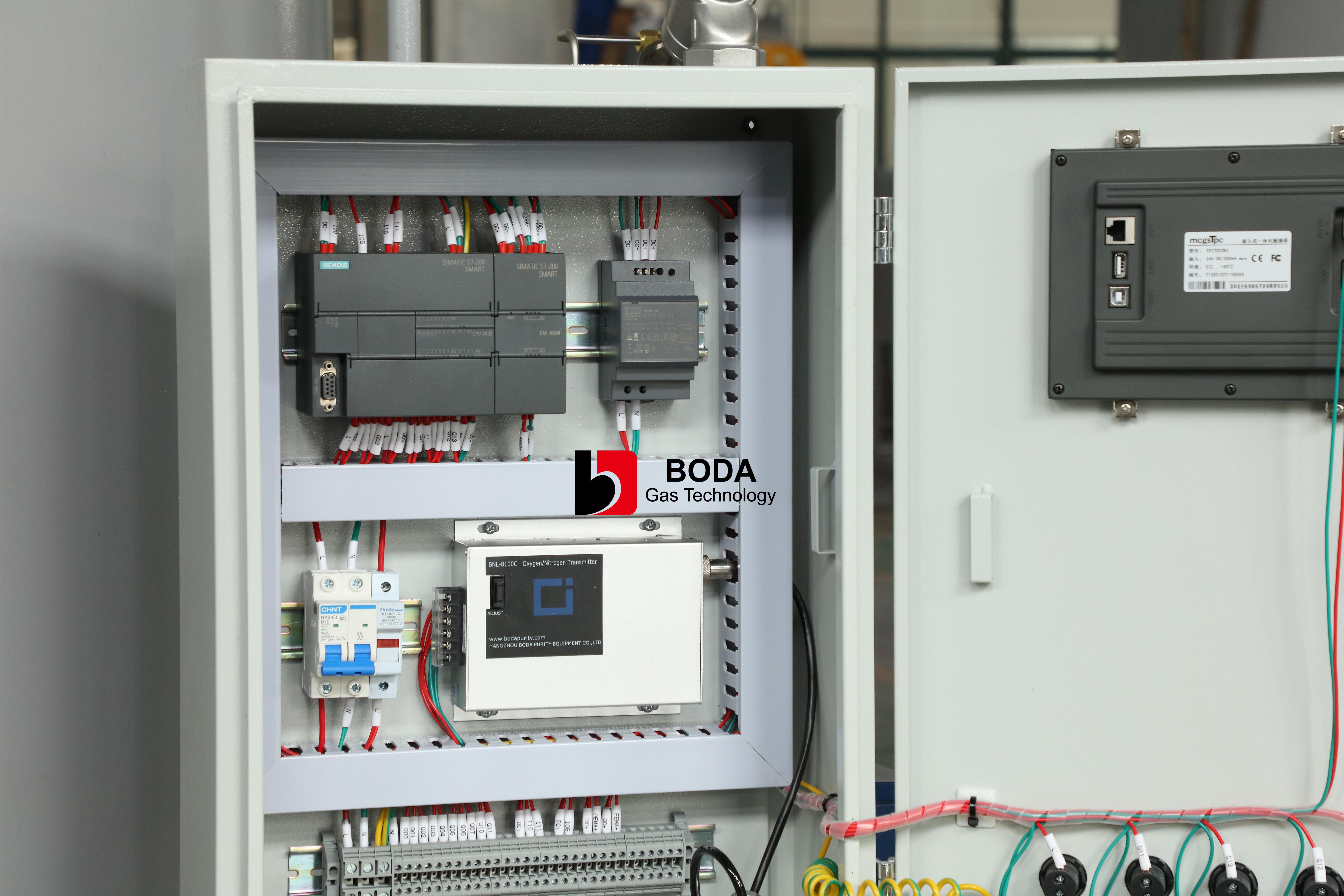 PLC controller of a PSA nitrogen generator