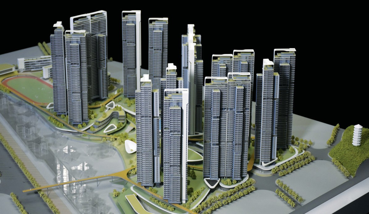 Second view of the AG_Longhua Bicycle Factory Renovation Bidding Model by JYD Models