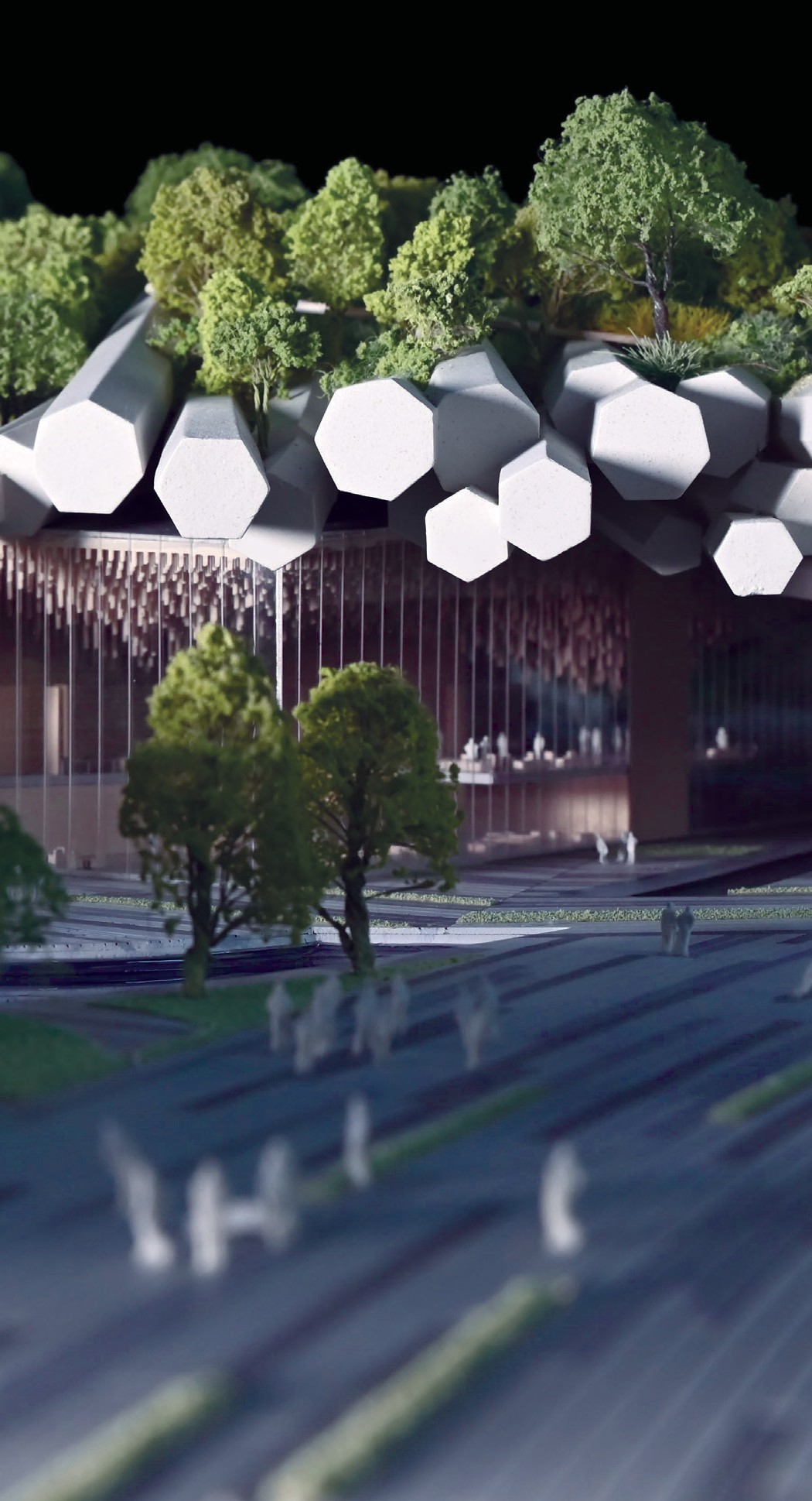 Ningbo Xiangshan People's Square, Kengo Kuma