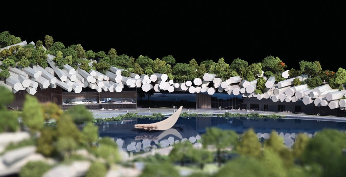 Ningbo Xiangshan People's Square, Kengo Kuma