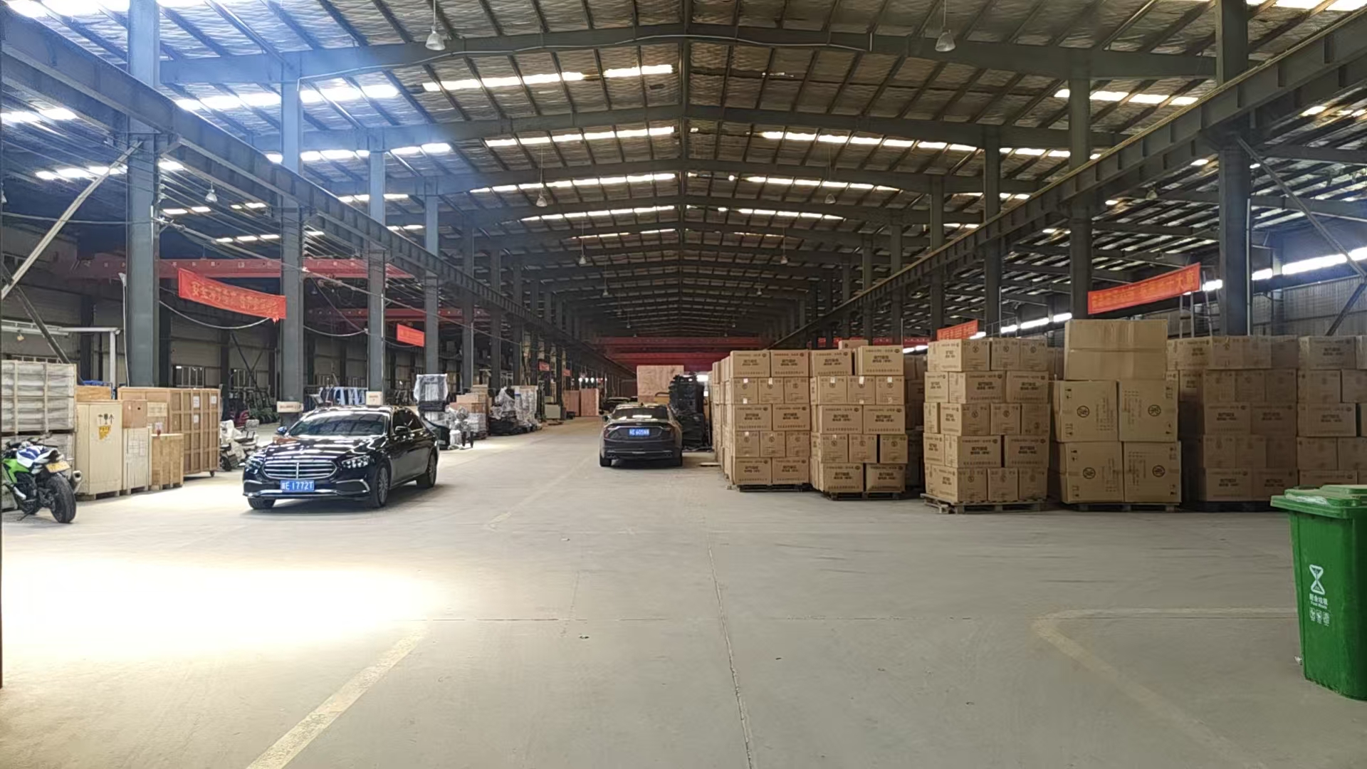 Electric forklift production line at Mightlift factory