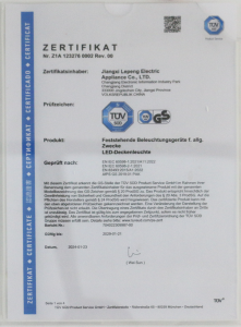ZERTIFIKAT (GS Certificate)