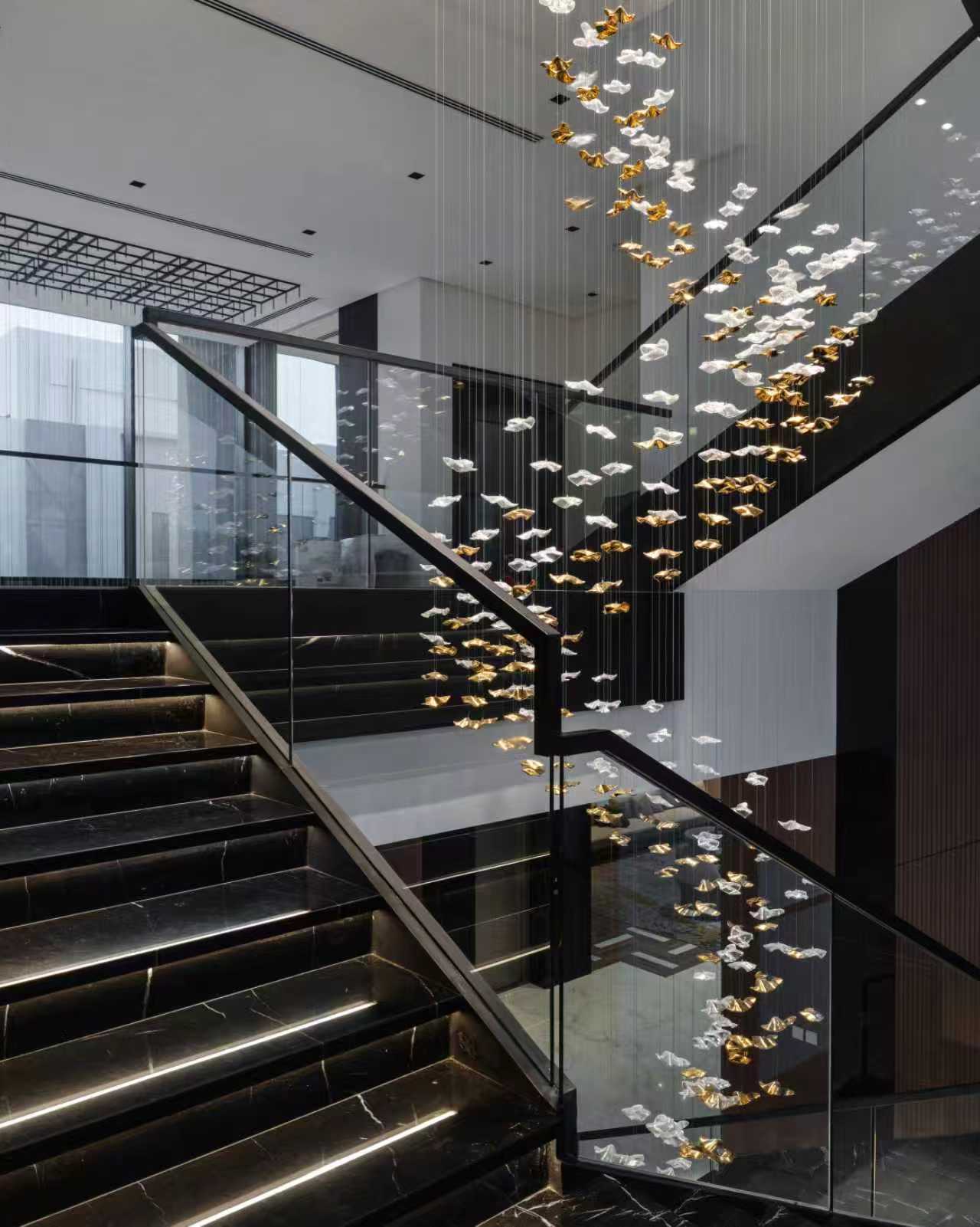 staircase chandelier