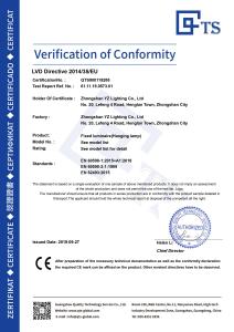 LVD‑CE Verification of Conformity