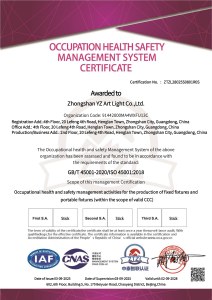 ISO45001 Occupational‑Health‑and‑Safety‑Management‑System Certificate
