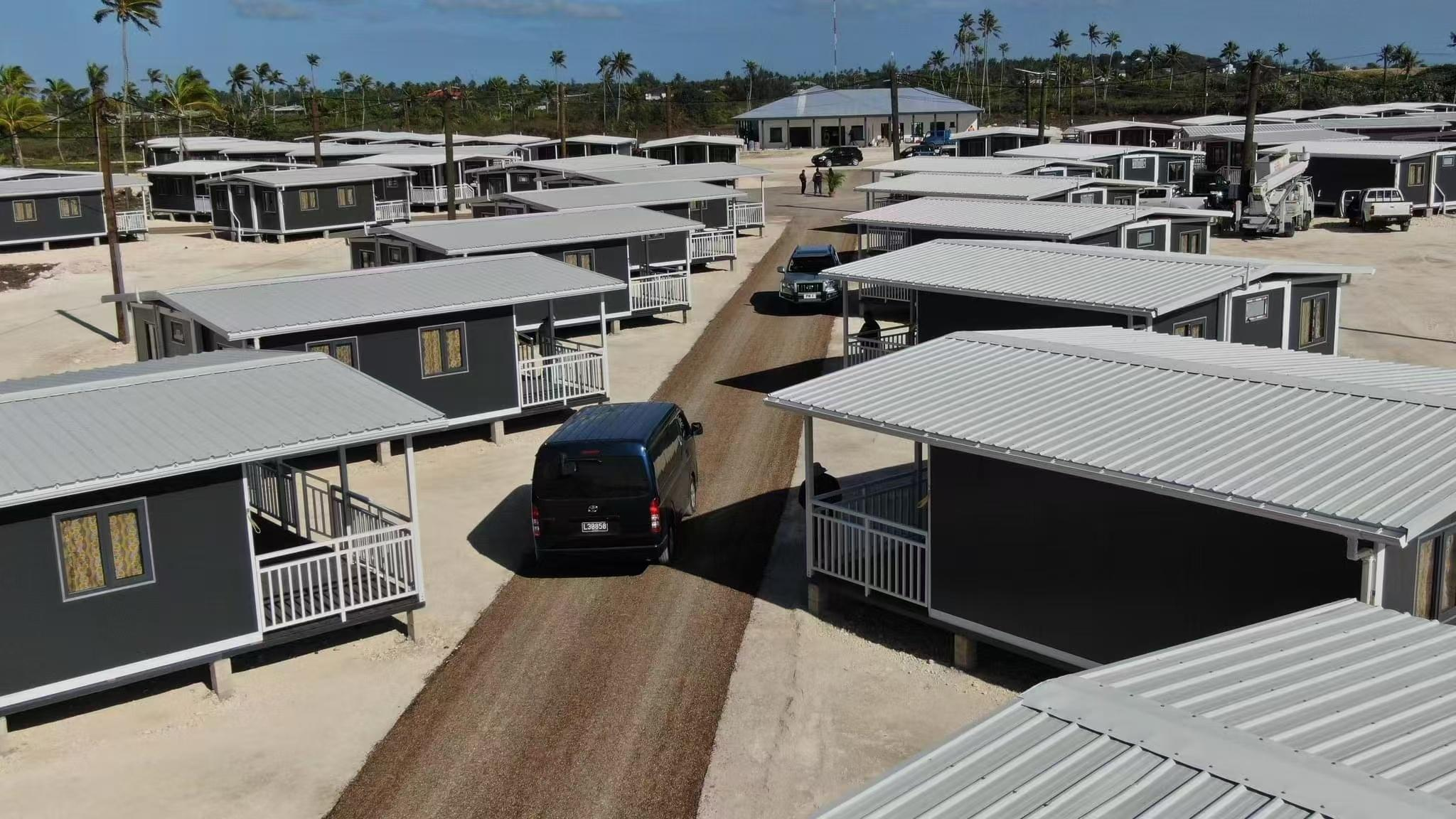 Expandable container house in a Philippines project photo