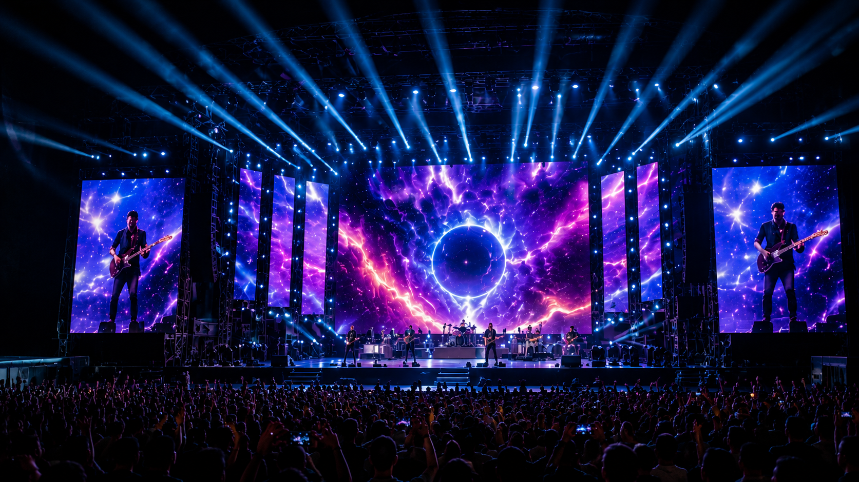 LED display used in event production