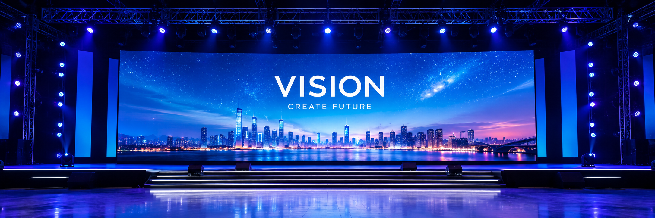 Rental LED display used in corporate event and live show environments