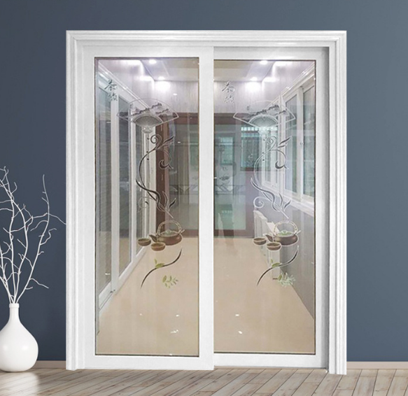 UPVC 88-series sliding door with fly screen for residential and commercial building projects
