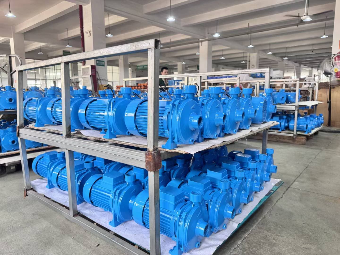 Centrifugal pump unit for clean water transfer and pressure boosting
