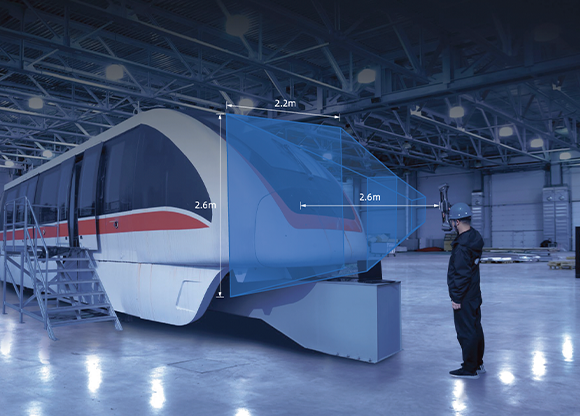 Wide-Range Laser Scan-Vast and Fast