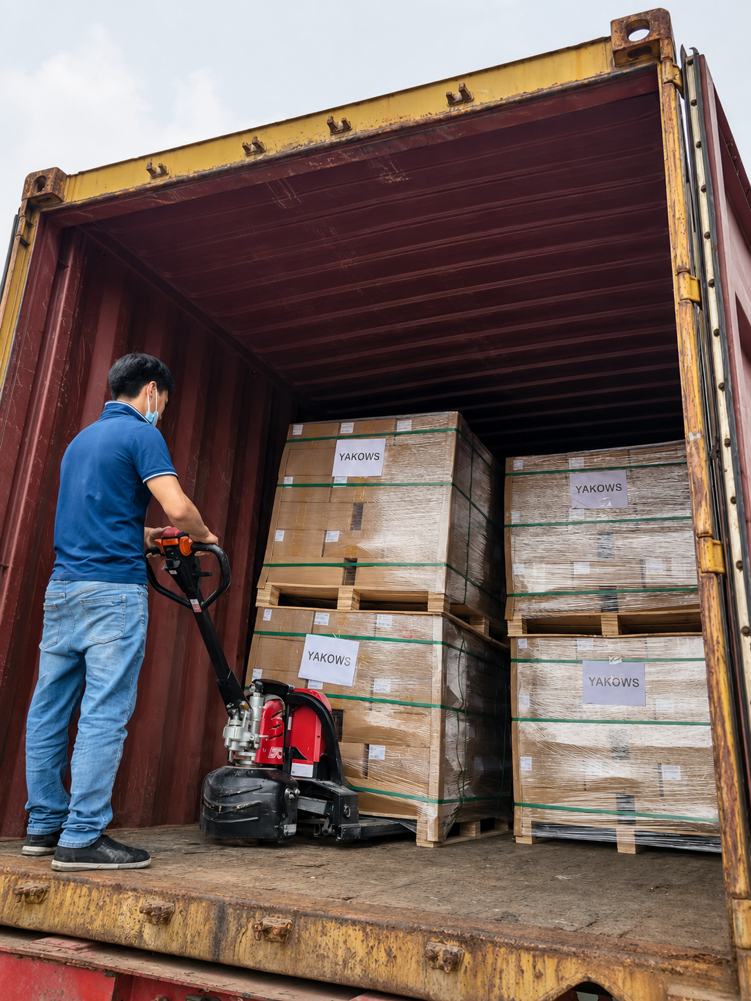 Loading customized HTV silicone rubber compound for a composite insulator manufacturer in Vietnam