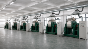 Five_Silicone_Rubber_Kneaders_Production_Line_workshop2